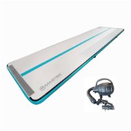 MASTER S-Pro inflatable mat 600 x 150 x 10 cm, grey, teal - Airtrack 