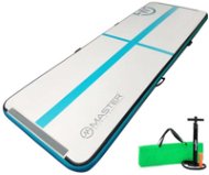 MASTER S-Pro inflatable mat 400 x 100 x 10 cm, grey, teal - Airtrack 