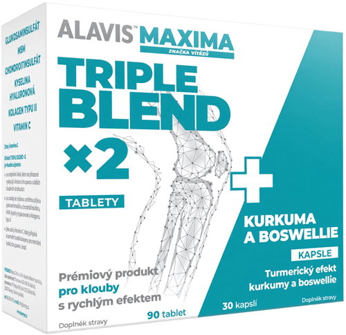ALAVIS MAXIMA Trible Blend x2 90 tablet a 30 kapslí - Joint Nutrition - Main image
