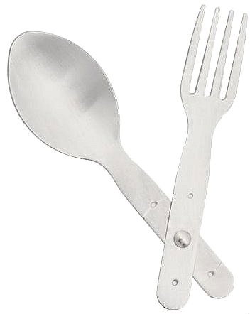 Albainox Folding cutlery 2in1 - Kempingový příbor - Main image