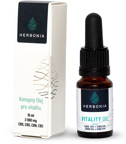 Herbonia Hemp Oil Vitality, (20%), 10 ml - CBD - Main image