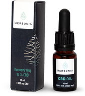 Herbonia CBD Hemp Oil, 1000 mg CBD, (10%), 10 ml - CBD