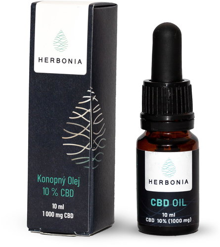 Herbonia CBD Hemp Oil, 1000 mg CBD, (10%), 10 ml - CBD - Main image