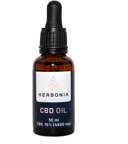 Herbonia CBD Hemp Oil, 4500 mg CBD, (15%), 30 ml - CBD - Main image