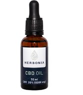 Herbonia CBD Hemp Oil, 6000 mg CBD, (20%), 30 ml - CBD