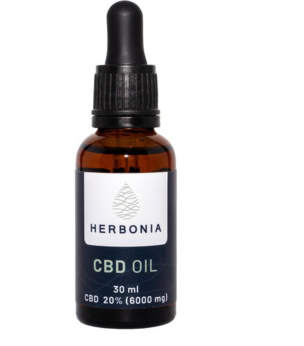 Herbonia CBD Hemp Oil, 6000 mg CBD, (20%), 30 ml - CBD - Main image