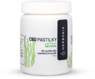 Herbonia Hemp lozenges with spirulina, 120 mg CBD+CBG, 40 pcs - Dietary Supplement