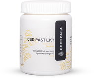 Herbonia Hemp ginger lozenges, 60 mg CBD, 40 pcs - Dietary Supplement