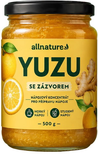 Allnature Yuzu with ginger 500g - Syrup - Main image