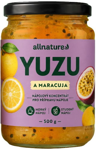 Allnature Yuzu and passion fruit 500g - Syrup - Main image