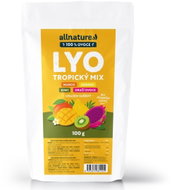 Allnature Lyo Tropical Mix, mango, pineapple, kiwi, dragon fruit 100g - Dried Fruit