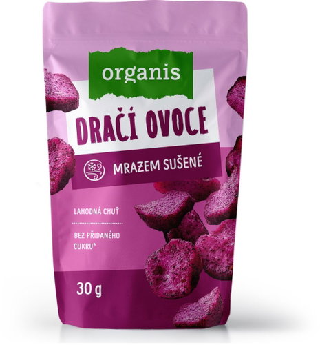 Organis freeze-dried dragon fruit 30g - Dried Fruit - Main image