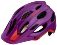 Alpina Carapax Purple - Neon Red, size 52 - 57cm - Bike Helmet