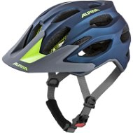 ALPINA CARAPAX 2.0, Dark Blue-Neon, 57-62cm - Bike Helmet