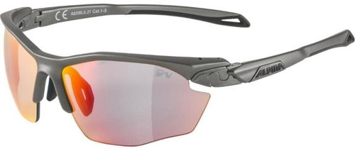 TWIST FIVE HR QV cool grey matt - Cycling Glasses - Main image
