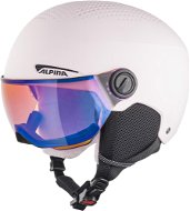 Alpina Zupo Visor Q Lite white 51-55 - Ski Helmet