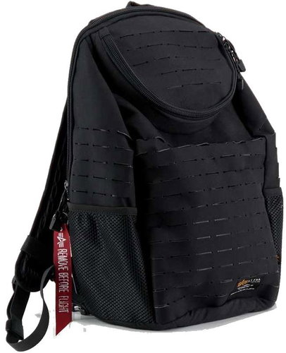 Alpha Industries Combat Backpack Black - City Backpack - Main image