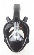 Celoobličejová maska na šnorchlování černá vel. S/M - Maska na šnorchlovanie