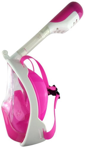 Full-face mask for snorkeling pink size L / XL - Snorkel Mask - Main image