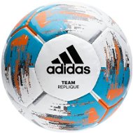 Adidas TEAM Replique, WHITE/BRCYAN/BORANG - Futbalová lopta