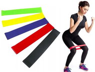 Alum Resistance training rubber set 5pcs - Resistance Band
