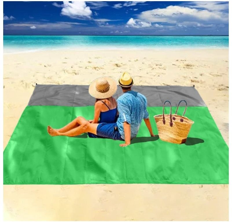 Alum Magic beach mat 210 200cm green Picnic Blanket Alza.cz