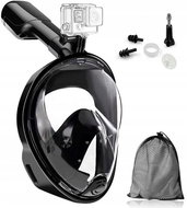 Alum Celoobličejová potápěčská maska - černá - Snorkel Mask