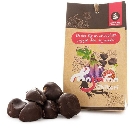 Chikori Chocolate covered figs 150g - Dried Fruit - Main image