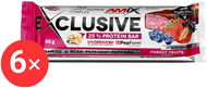 Amix Nutrition Exclusive Protein Bar, 6 x 85g, Forest Fruits - Proteinová tyčinka