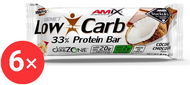 Amix Nutrition Low-Carb 33% Protein Bar, 6 x 60g, Chocolate-Coconut - Proteinová tyčinka