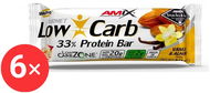 Amix Nutrition Low-Carb 33% Protein Bar, 6 x 60g, Vanilla-Almond - Proteinová tyčinka