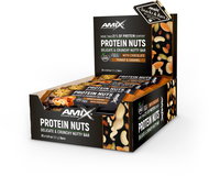 Amix Nutrition Protein Nuts Bar, 25x40g, Peanut, Caramel - Protein Bar