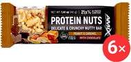 Amix Nutrition Protein Nuts Bar, 6 x 40g, Peanut, Caramel - Proteinová tyčinka