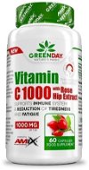 Amix Nutrition GreenDay® Vitamin C 1000 with Rosehip Extract, 60 Capsules - Vitamins