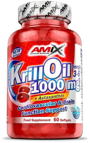 Amix Nutrition Krill Oil 1000, 60 softgels - Krill Oil - Main image