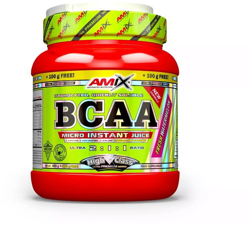 Amix Nutrition BCAA High Class Micro-Instant Juice 400 g + 100 g Orange - Amino Acids - Main image