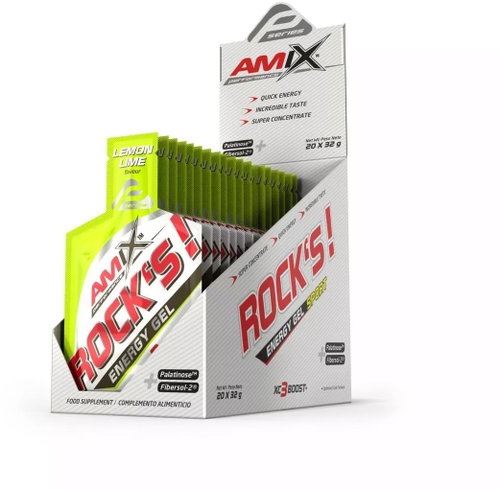 Amix Nutrition Performance Amix® Rock´s Gel Free 20 × 32 g lemon-lime - Energy Gel - Main image