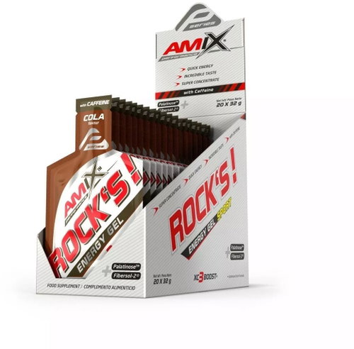 Amix Nutrition Performance Amix® Rock’s Gel with caffeine 20 × 32 g cola flavour - Energy Gel - Main image