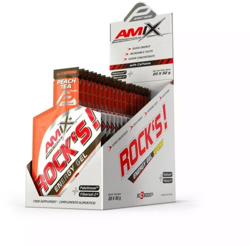 Amix Nutrition Performance Amix® Rock’s Gel with caffeine 20 × 32 g peach tea - Energy Gel - Main image