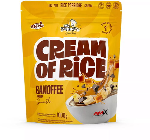 Amix Nutrition Mr. Popper’s – Cream of Rice 1000 g doypack, banoffee flavour - Rice Porridge - Main image