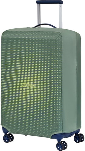 American Tourister M, Green (Olive/Lime) - Luggage Cover - Main image