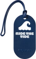 American Tourister Fun Tags luggage tag 2pcs, blue (Ride The Tide) - Luggage Tag