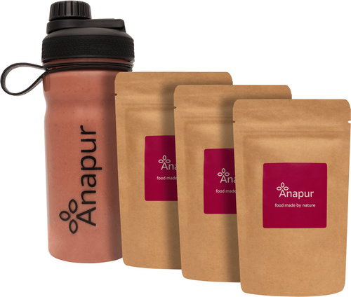 Anapur Starter Pack with Shaker - Long Shelf Life Food - Main image