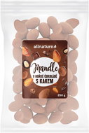 Allnature Mandle v čokoládě s kakaem 250 g - Ořechy
