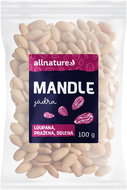 Allnature Shelled roasted salted almonds 100 g - Nuts