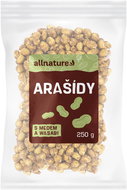 Allnature Peanuts with honey and wasabi 250 g - Nuts