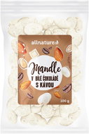 Allnature Mandle v bíle čokoládě s kávou 100 g - Ořechy