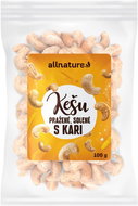 Allnature Cashew nuts roasted salted with curry 100 g - Nuts