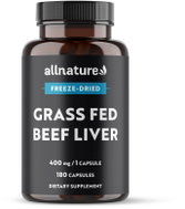 Allnature Grass Fed Beef Liver 180 capsules - Dietary Supplement