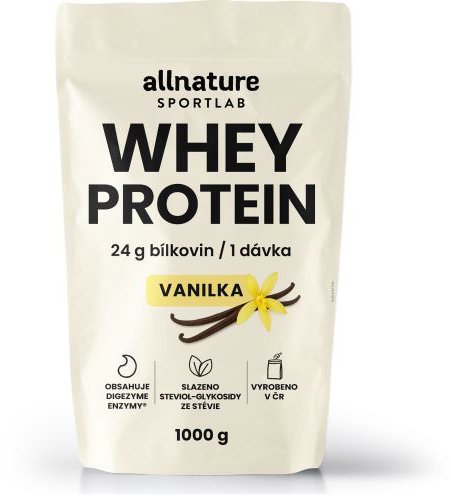 Allnature Sportlab Whey protein vanilla 1000 g - Protein - Main image